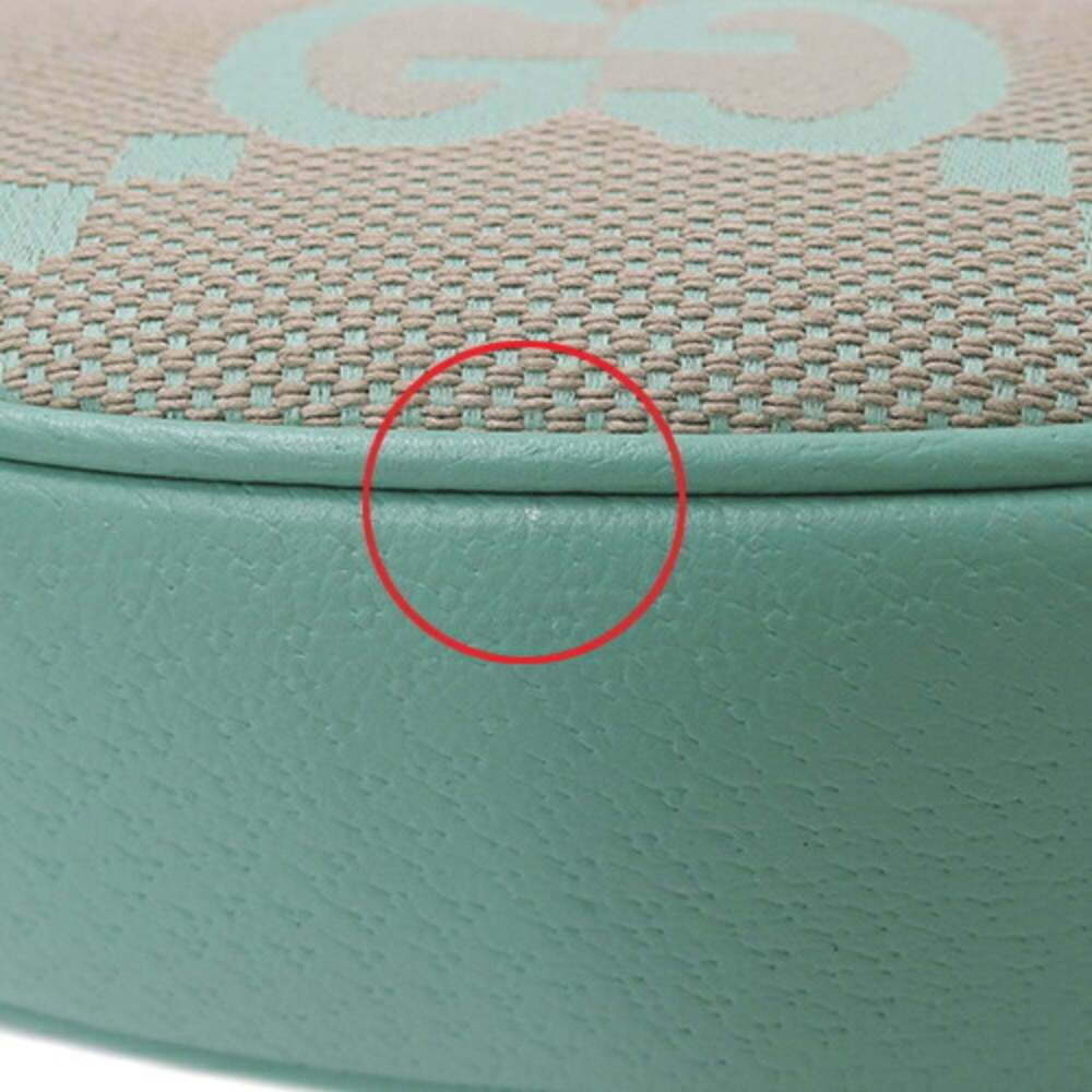 GUCCI Authentic Cream Canvas Shoulder Bag - Picture 9 of 12